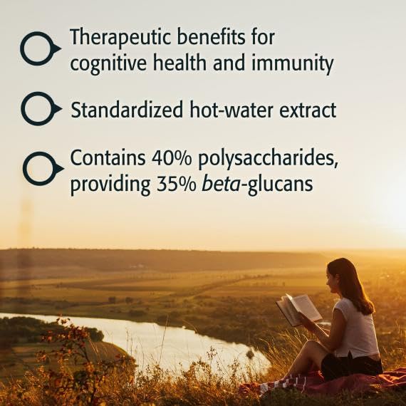 New Roots Herbal - Crinière de lion (Hericium Erinaceus) 60 capsules, approvisionnement de 60 jours - Santé cognitive 40% Polysaccharides - Champignon crinière de lion - Complément de soutien immunitaire aux champignons - Soutien cognitif