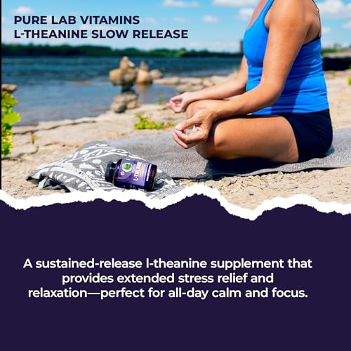Pure Lab Vitamins | L-théanine à libération lente 200 mg