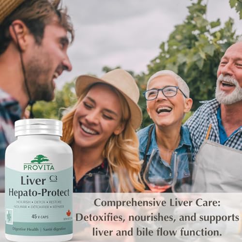 Provita Liver Hepato-Protect™ - Formule complète de détoxification et de régénération du foie - Végane et sans OGM