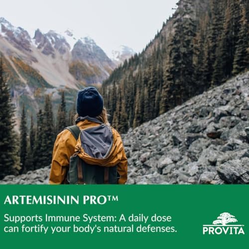 Artemisinin Pro™ - Remède par Provita | Artemisia Annua ou Armoise annuelle | Extrait 50:1 | Soutient le système immunitaire | Régule l'immunité | Basé sur la médecine traditionnelle chinoise