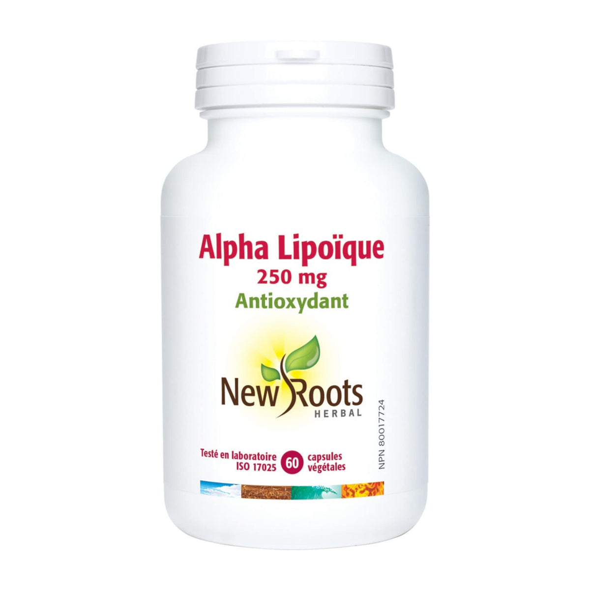 New Roots Herbal Alpha Lipoic Acid Supplement, 250 mg, 60 Day Supply