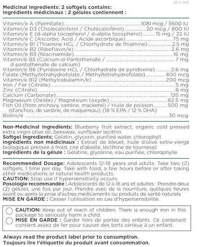 Platinum Naturals - Easymulti Teen for Young Men | DHA | Brain & Skin