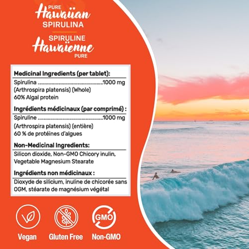 Gandalf Pure Hawaiian Spirulina 1000mg