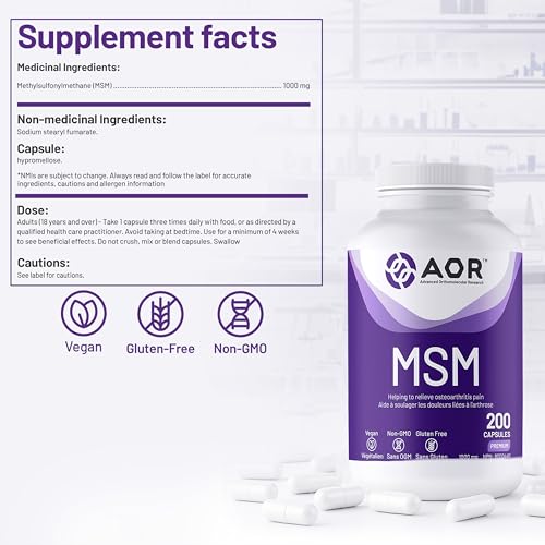 AOR - MSM 1000mg