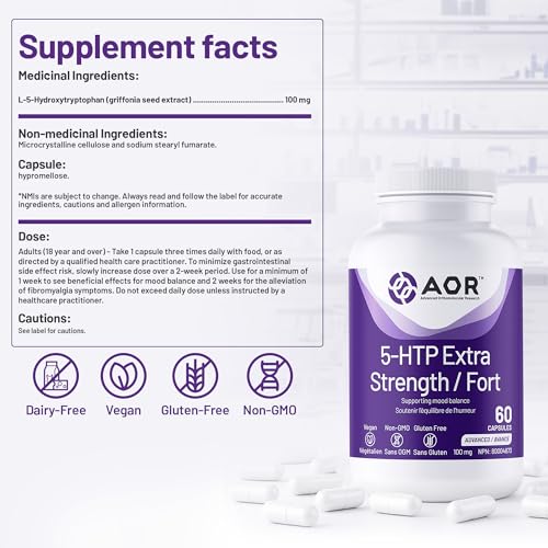 AOR - 5HTP Extra Fort 60 gélules