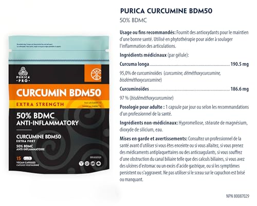 PURICA - Curcumine BDM50 Professionnel