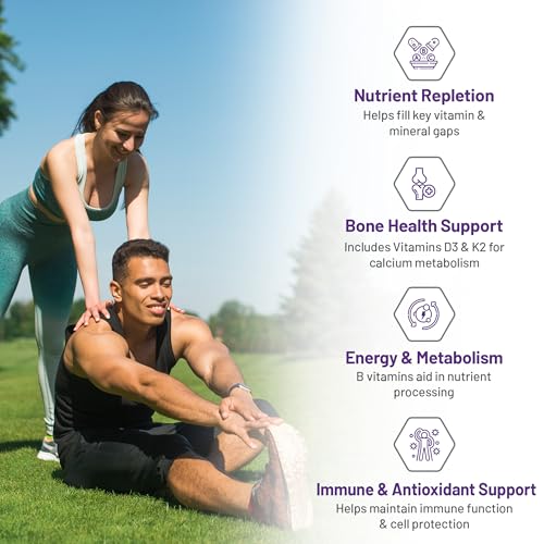 AOR - Multi Basics 3 309mg, 90 capsules - Supplément de minéraux essentiels et de multivitamines pour adultes - Multivitamine quotidienne pour hommes et femmes adultes - Multivitamines et multiméraux