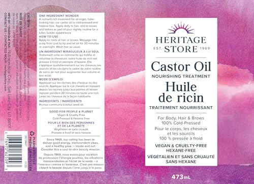 Heritage Store - Huile de ricin