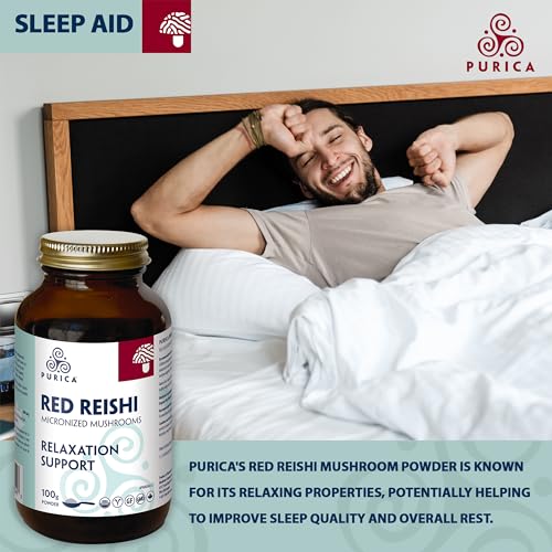 Purica Red Reishi Micronized Mushroom Powder
