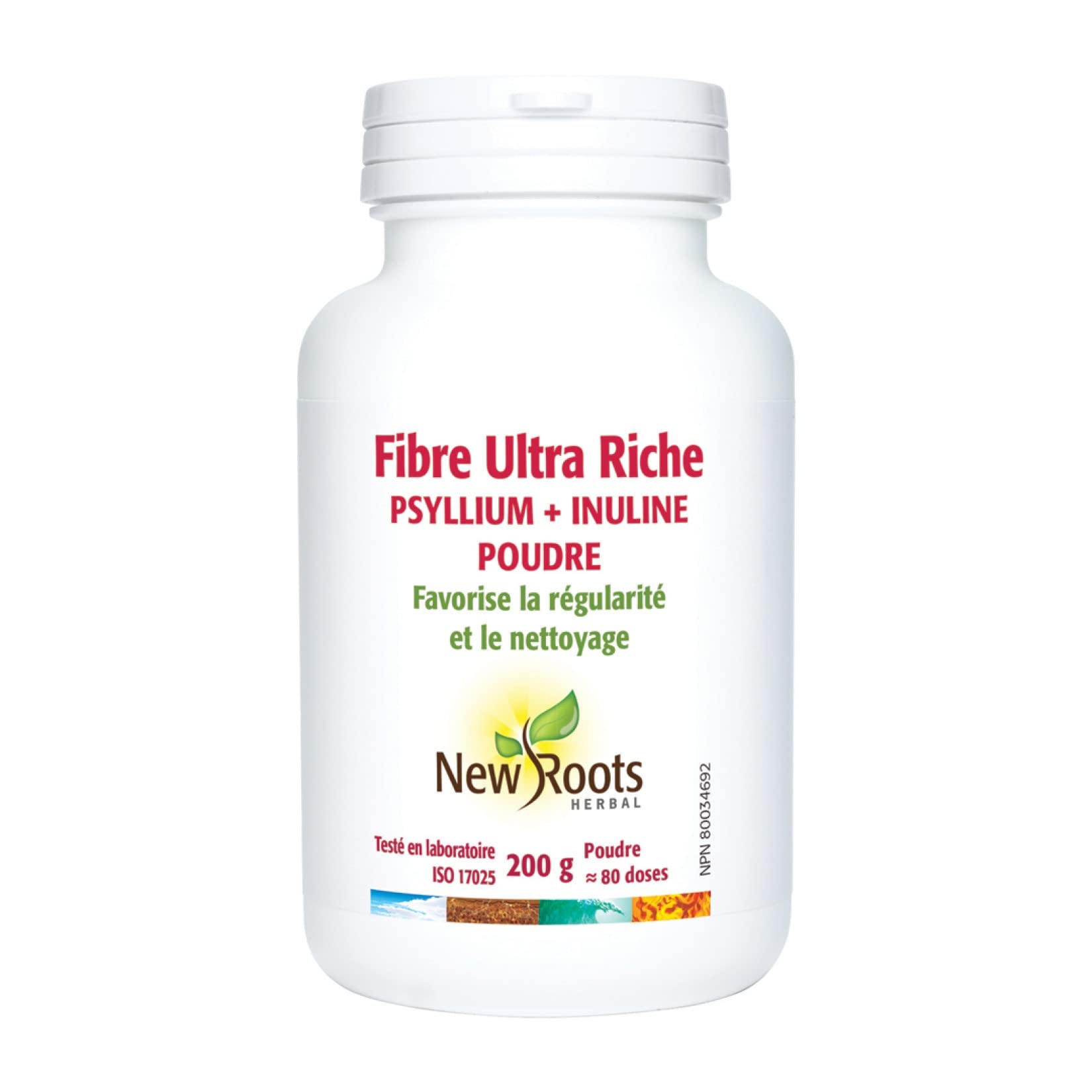 New Roots Herbal - Fibres ultra riches Psyllium + Inuline