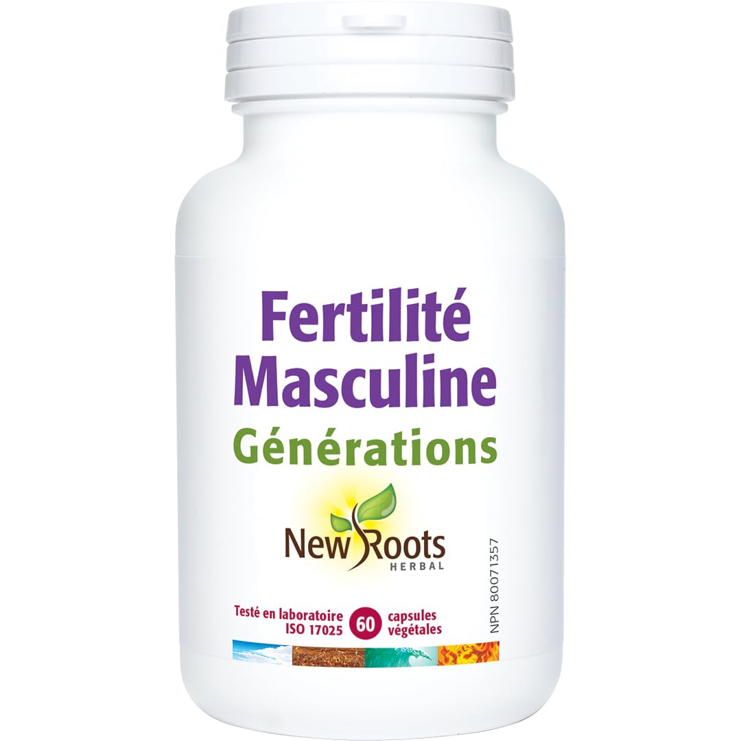 New Roots Herbal - Male Fertility Generations 60 Capsules - Helps to Support Prostate Health and Maintain Immune Function
