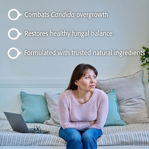 New Roots Herbal - Candida Stop, 90 gélules végétales - Supplément de nettoyage de la candidose - Favorise la santé digestive, améliore les affections cutanées, soutient la santé cérébrale et réduit les envies de sucre