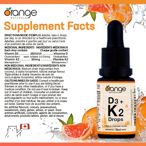 Orange Naturals - Vitamine D3+K2