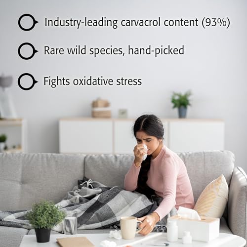 New Roots Herbal - Wild Oregano C93, 15ml Liquid Drops 109-Servings - Wild Mediterranean 93% Carvacrol - Organic Olive Oil Blend - Steam-Distilled, Wild-Crafted Oregano Oil from Origanum Minutiflorum