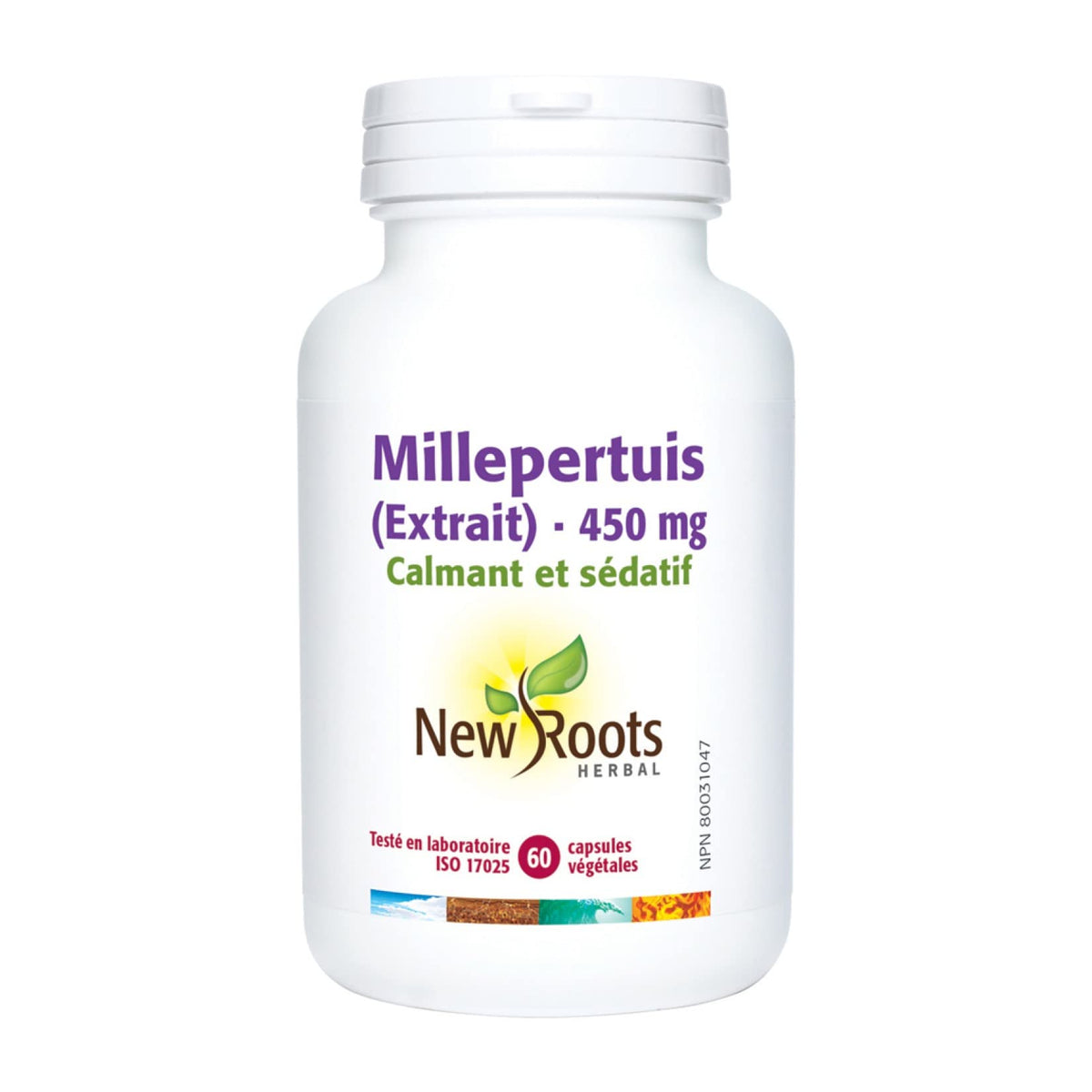 New Roots Herbal Hypericum Perforatum 8:1 Extract, 450 mg, 60 Capsules
