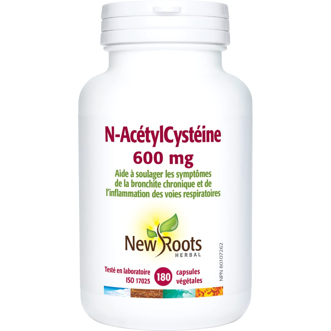 New Roots Herbal - N-acétylcystéine - 600 mg