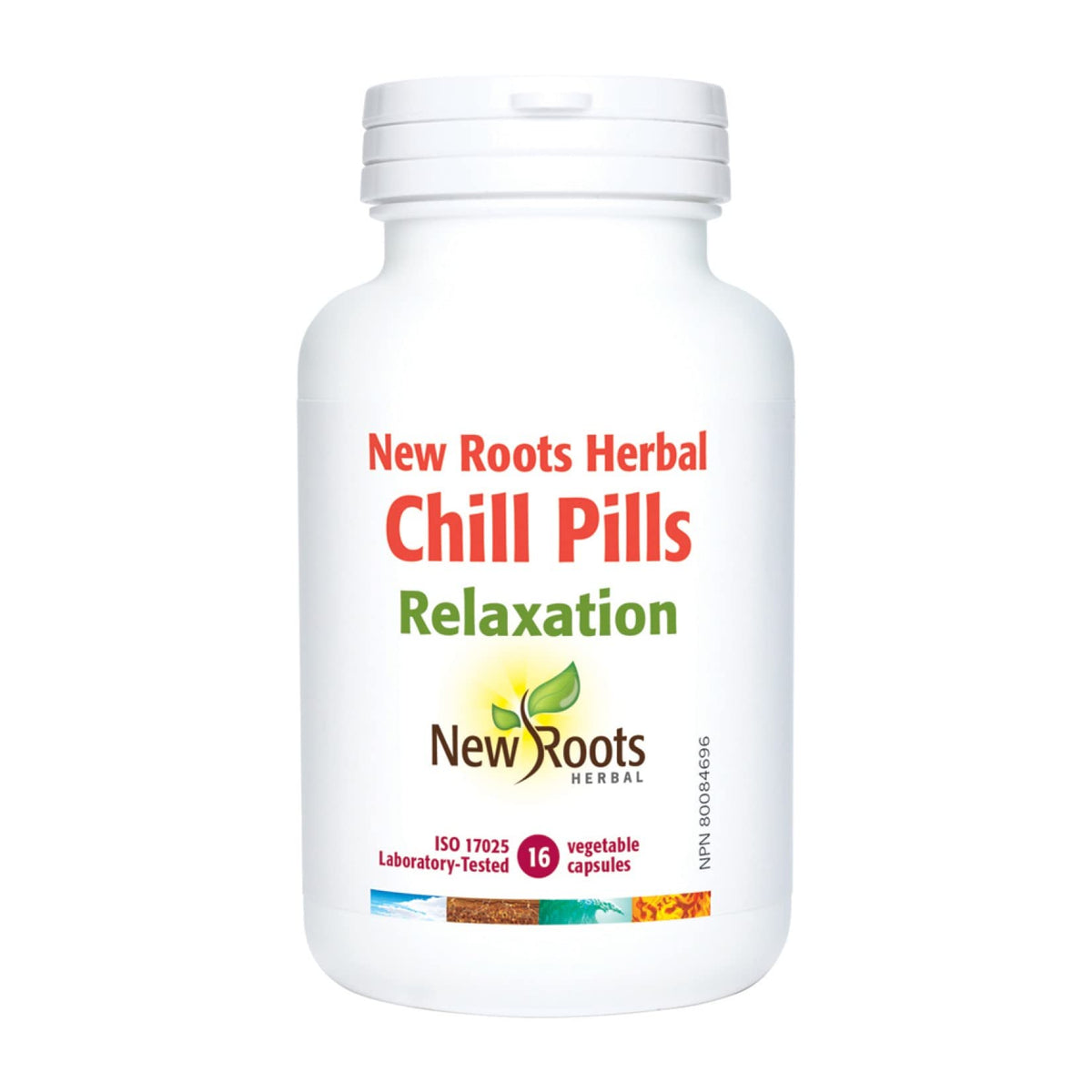 New Roots Herbal L-Theanine Capsules, B Complex Relaxation, 16 Capsules