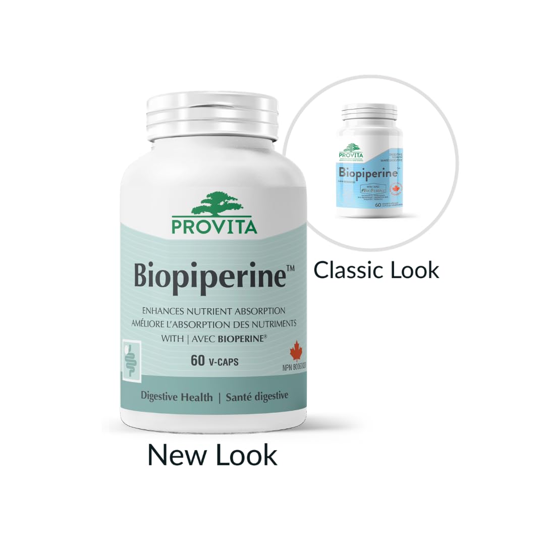 Biopiperine by Provita Nutrition (Canadian Made) 60 Capsules