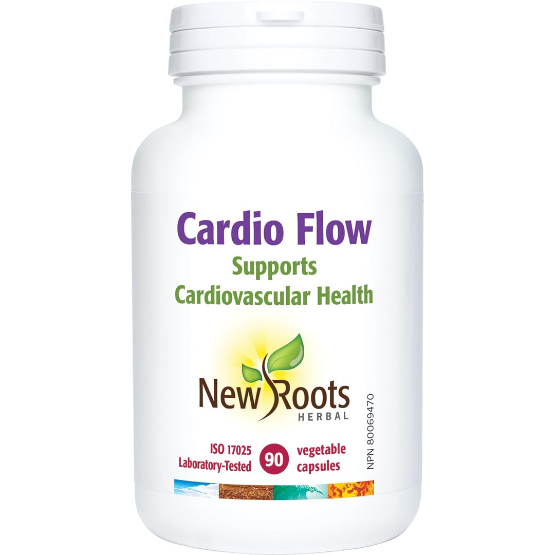 New Roots Herbal Cardio Flow CoQ10 Multivitamin 90 Veg Capsules, 90 Day