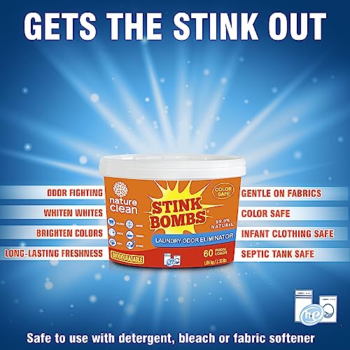 Nature Clean Stink bombs odor remover packs