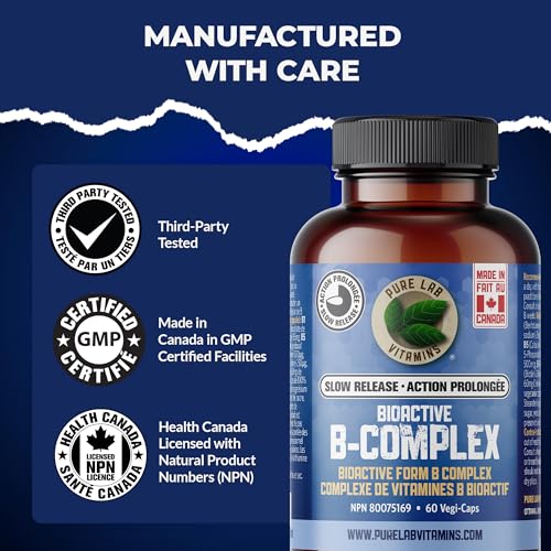 Pure Lab Vitamines | Complexe B bioactif à libération lente