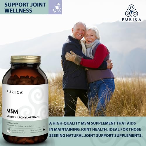 PURICA - MSM Veggie Capsules - Enhanced Joint Support with Methylsulfonylmethane