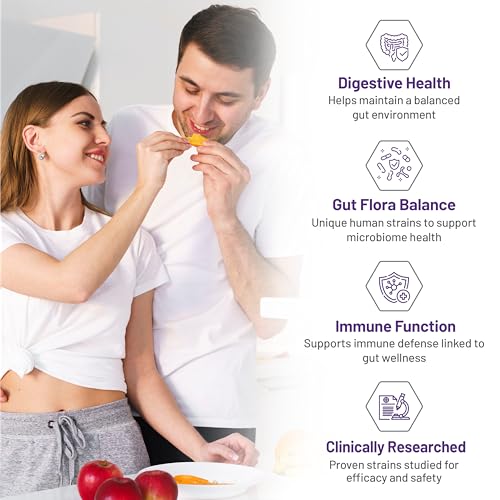 AOR Probiotic 3 - Gut Health Complex for Women & Men, Supports Digestive and Immune System, Contains Probiotics and Digestive Enzymes, Ideal for Balanced Intestinal Flora