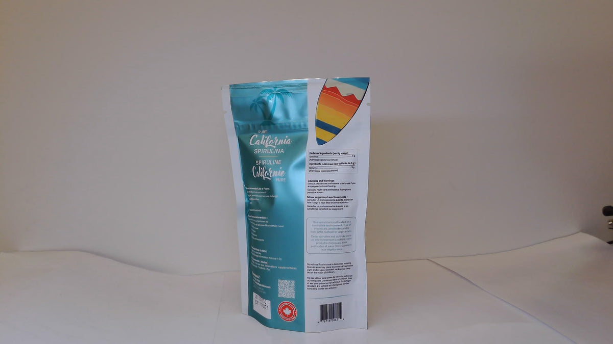 Gandalf Organic Spirulina Powder, 3rd Party Verified, No Additives, 150g