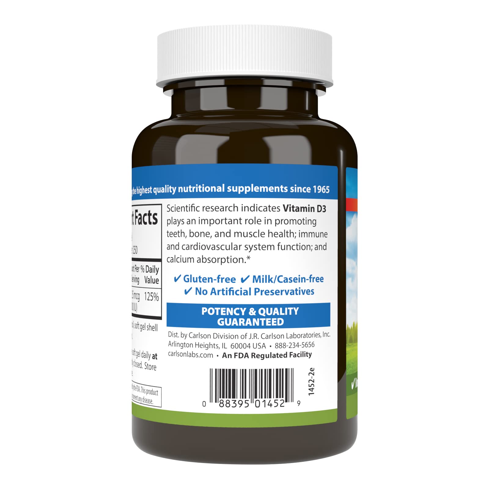 Carlson Vitamine D3 1000 UI