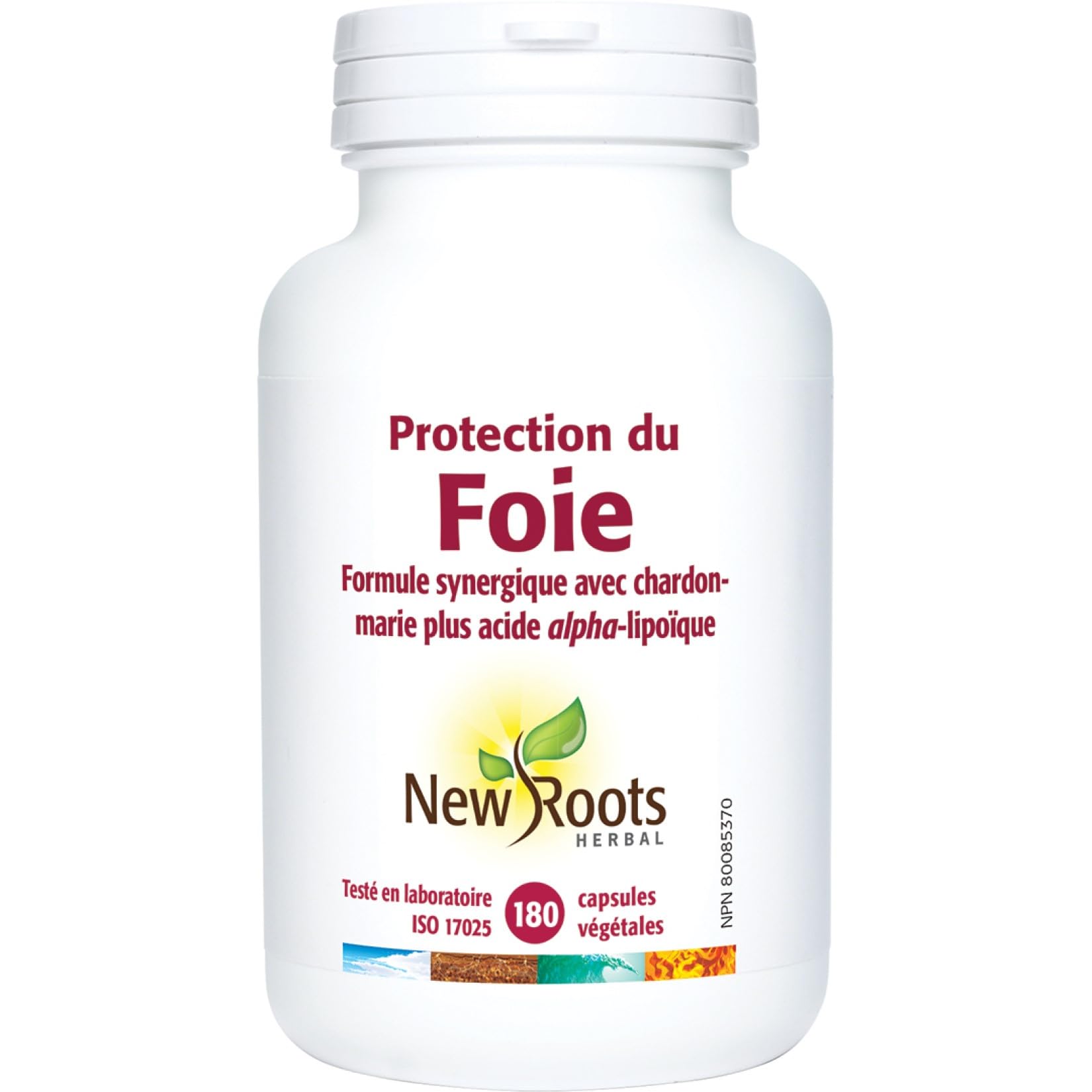 New Roots Herbal Protection du foie Formule synergique Chardon-Marie + Acide alpha-lipoïque
