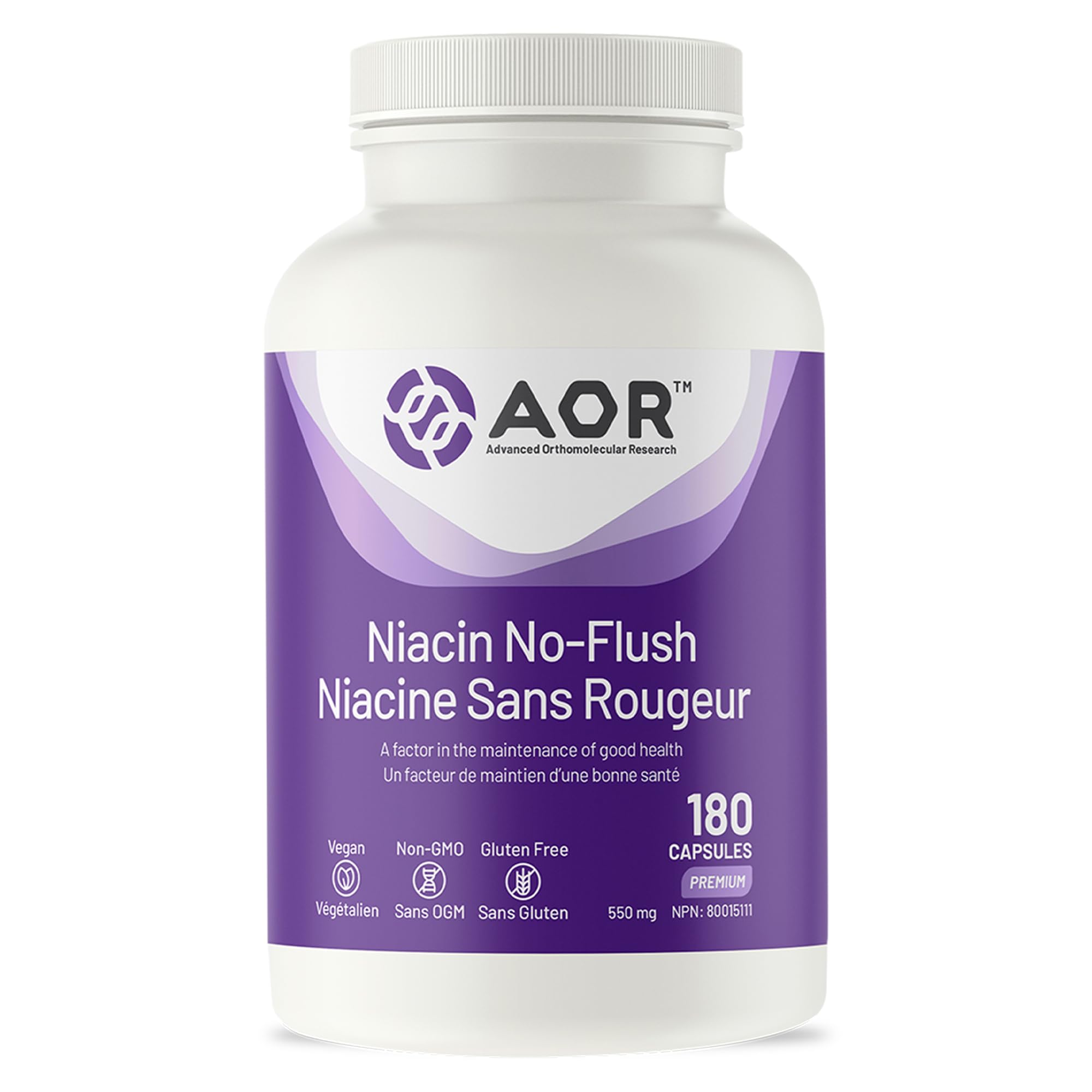 AOR - Niacine sans rougeur 550mg