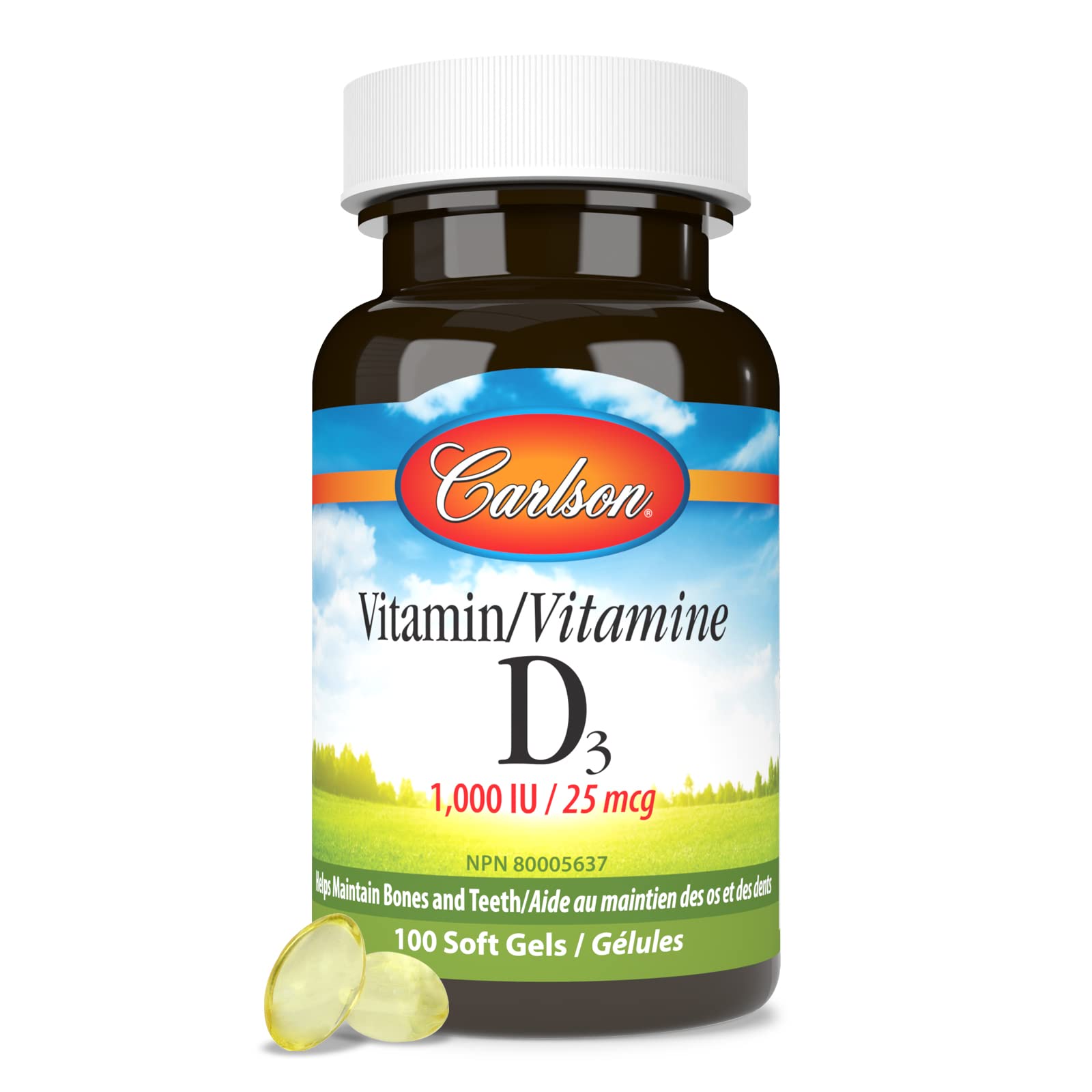 Carlson Vitamine D3 1000 UI