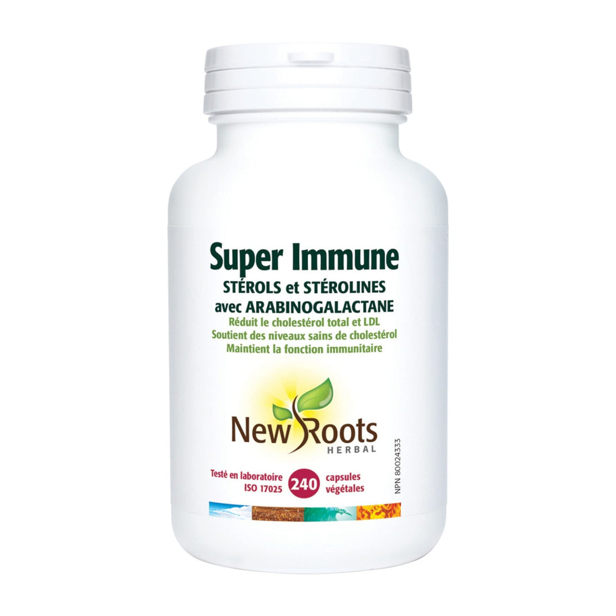 New Roots Herbal Super Immune, Plant Sterols, 240 Capsules, 60-Day Supply