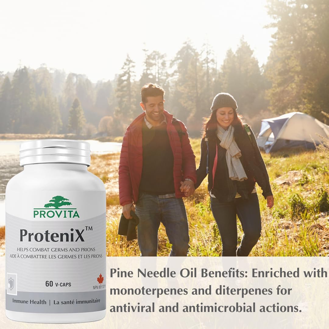 Provita ProteniX™ : formule de médecine traditionnelle chinoise pour une meilleure réponse immunitaire pendant la saison du rhume et de la grippe (60 gélules)