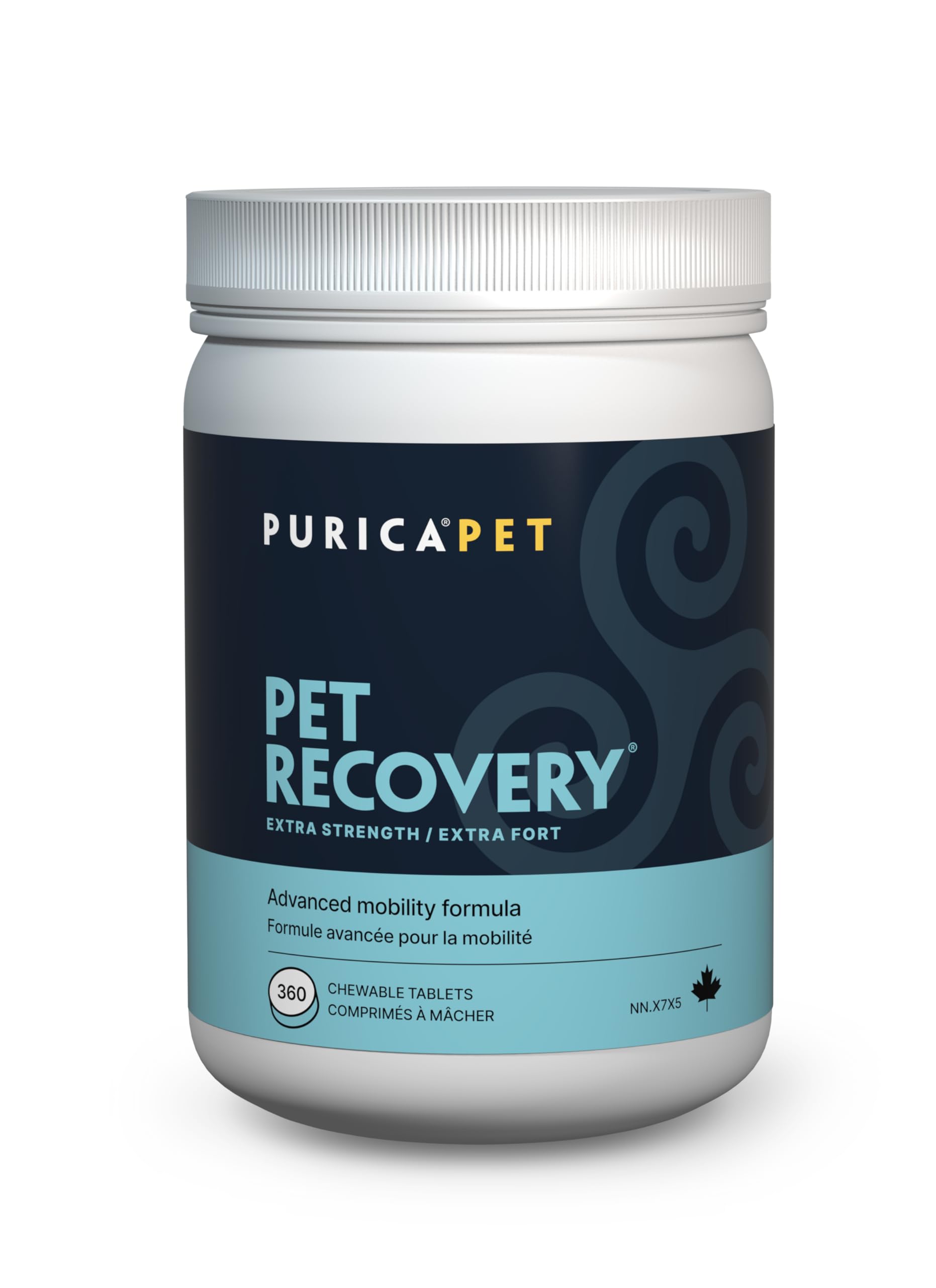 PURICA Pet Recovery Extra Strength, 360 Chewable Tablets – Advanced Hip & Joint Supplement for Dogs & Cats with Glucosamine HCl, MSM, L-Lysine, Boswellia & Vitamin E – Supports Mobility & Senior Pets