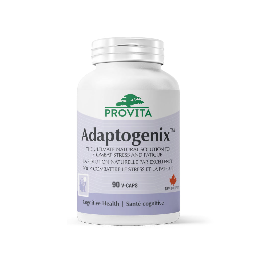Adaptogenix™ - Natural Stress & Fatigue Relief Supplement by Provita | Skullcap, Schisandra, California Poppy, Ashwagandha & Rhodiola | Boost Energy & Resilience | Calm & Relaxation | 90 Capsules