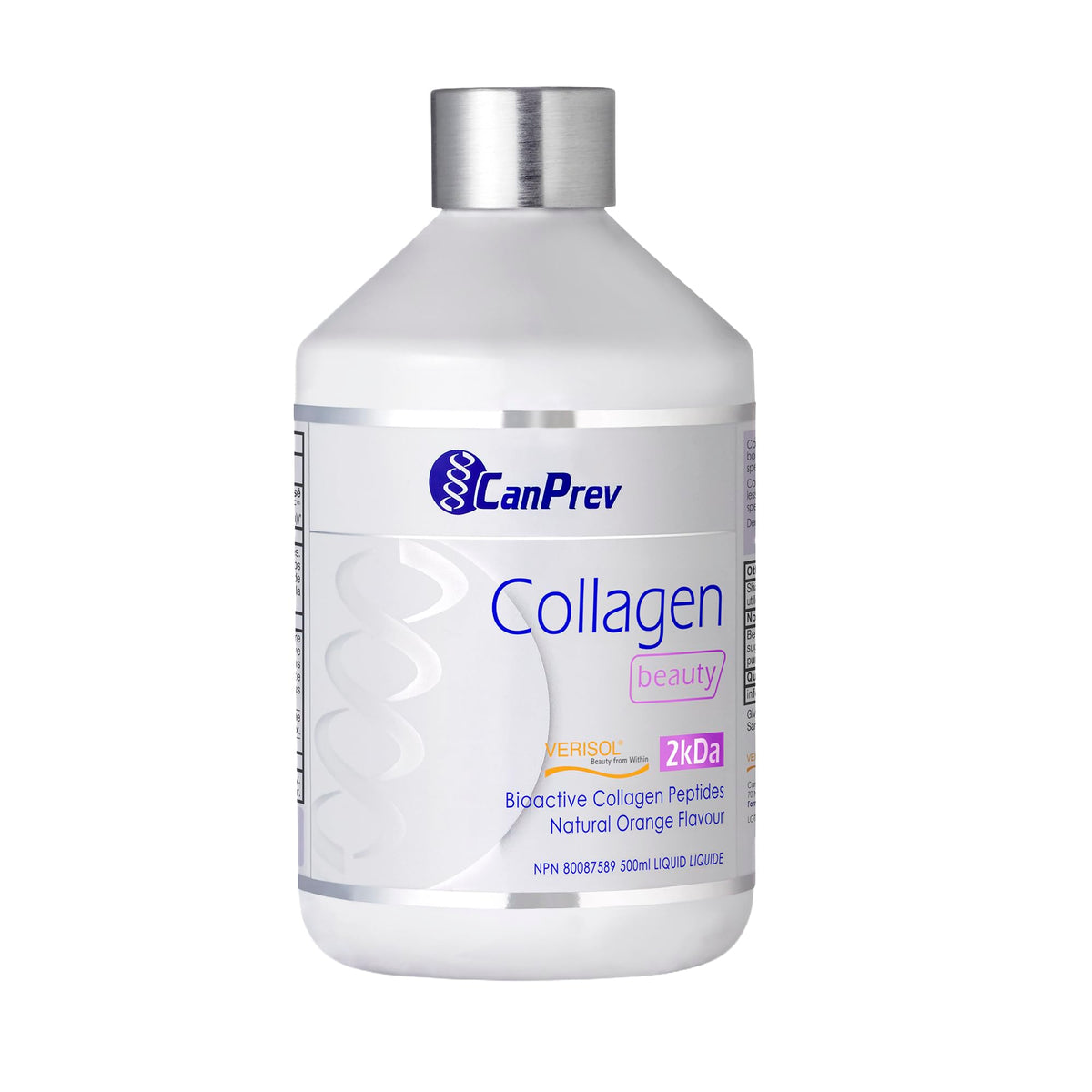 CanPrev Collagen Beauty Liquid, Hydrolyzed Peptides, 500 ml, 50 Day Supply
