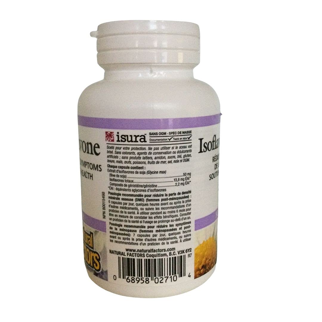 Natural Factors Soy Isoflavone Complex 50 mg, 60 Capsules