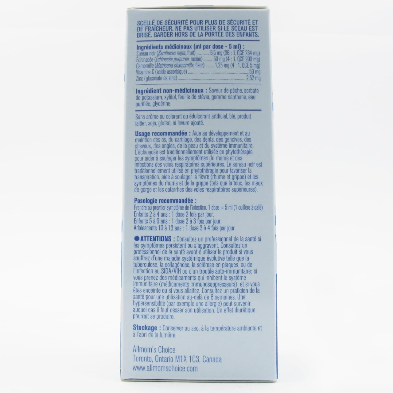 Anti-Cold & Flu for Children - Prevent and Relief Kids Flu Symptoms - Cough, Sore Throat, Fever, Running Nose, Nasal Congestion - Vitamins C for Kids - Zinc - Echinacea & Elder - Improve Immunity - 100ml Liquid - 2-13 Years Old - All Mom's Choice