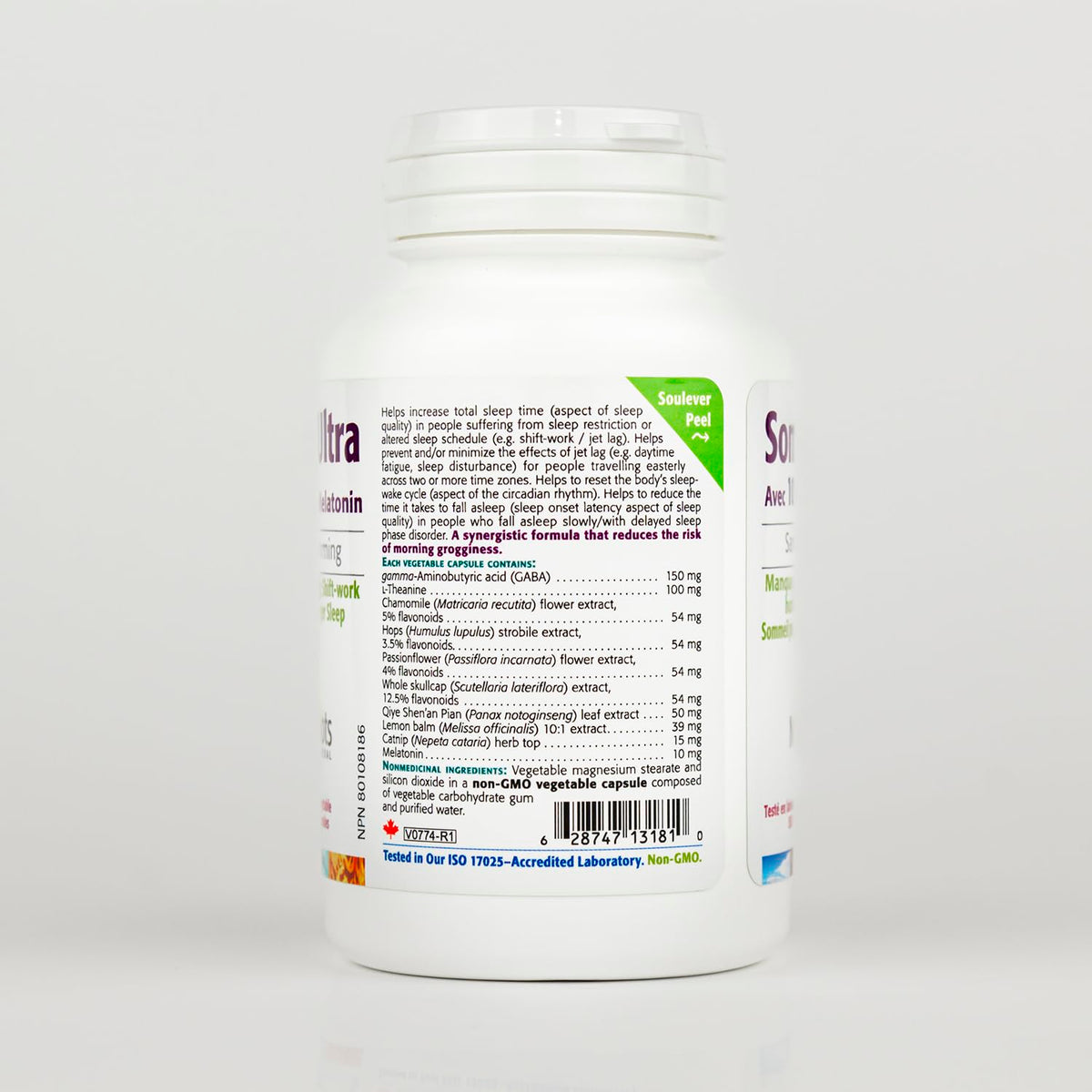 New Roots Herbal Sleep 8 Ultra, Melatonin 10mg, Gluten Free, 60 Veg Caps