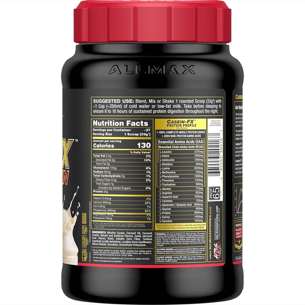 ALLMAX Nutrition - CaseinFX - 100% Casein Micellar Protein