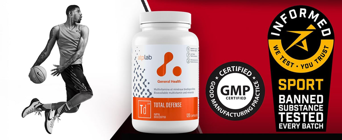 atplab Total Defense Adult Multi, Zinc, D3, B Complex, 120 Day Supply