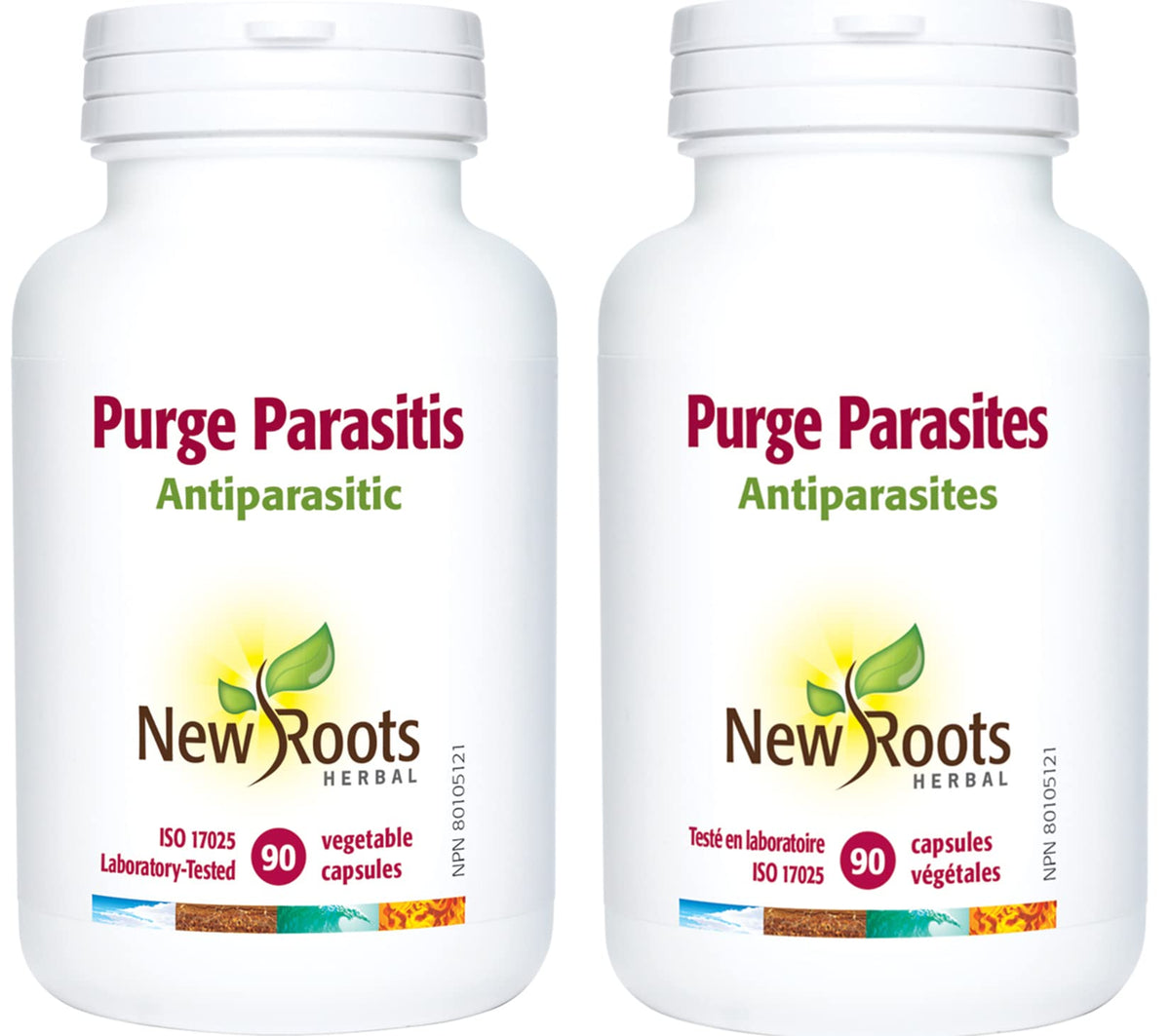 New Roots Herbal Purge Parasitis Capsules, Wormwood, Black Walnut, 90 Caps
