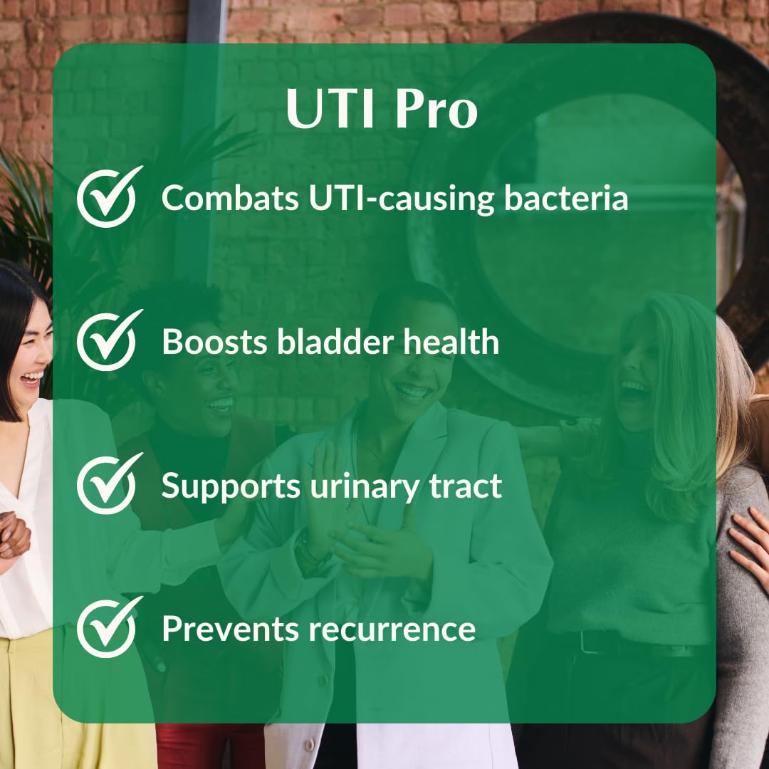 Provita UTI Pro™ - Natural Prevention & Support for Urinary Tract Infections - Powerful Cranberry & D-Mannose Formula - 60 Capsules
