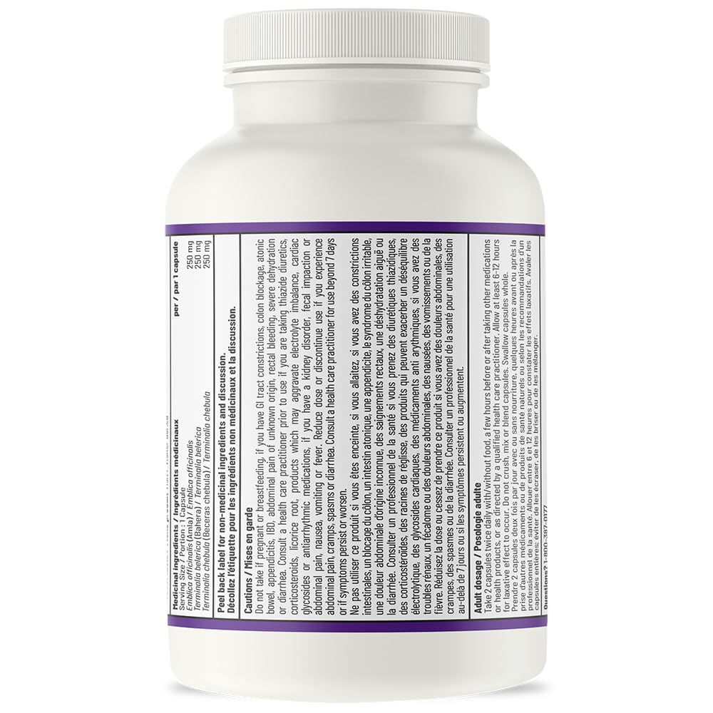 AOR Triphlax Triphala Capsules, Three Fruit Blend, Ayurvedic, 100 Capsules