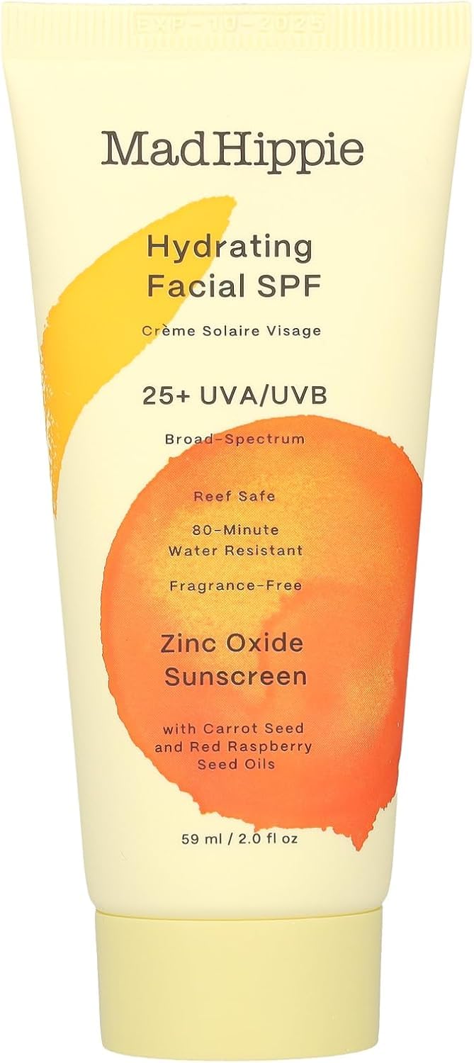 Mad Hippie Hydrating Facial SPF 25 Plus Sunscreen Unisex 2 oz
