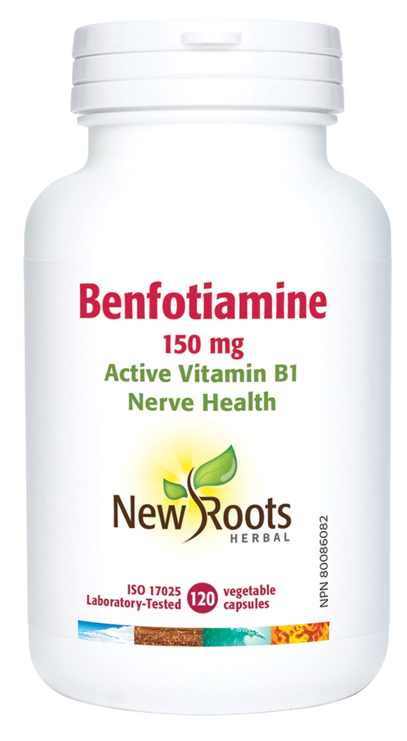 New Roots Herbal Benfotiamine Vitamine B1 150 mg