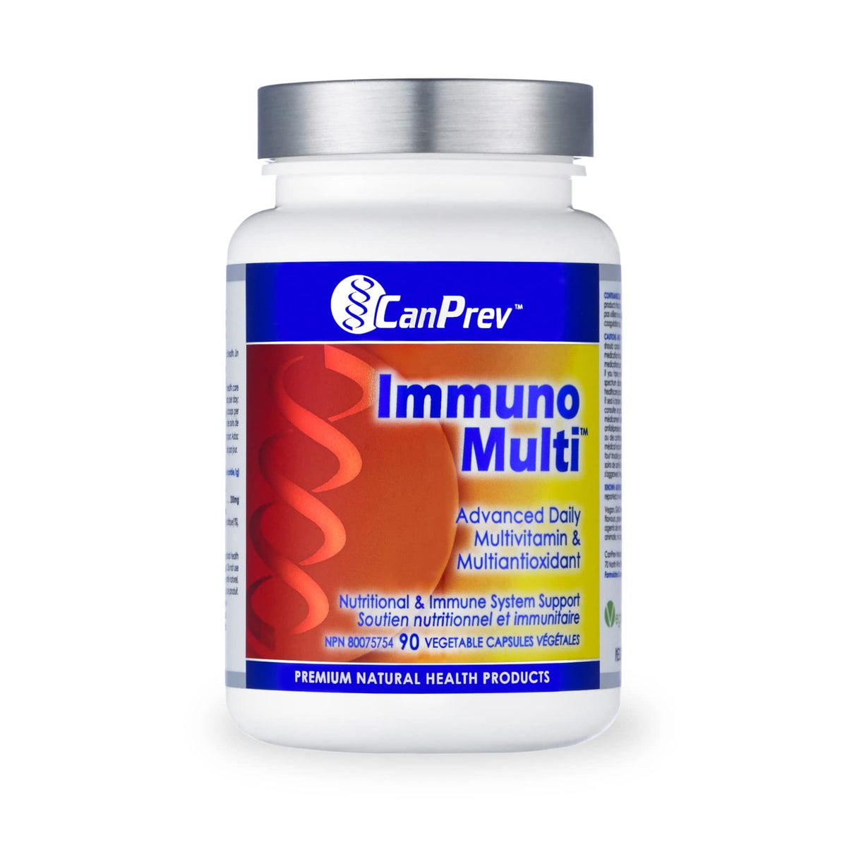 CanPrev Immuno Multi, Multivitamin Supplement, Magnesium, Zinc, 90 Veg Caps