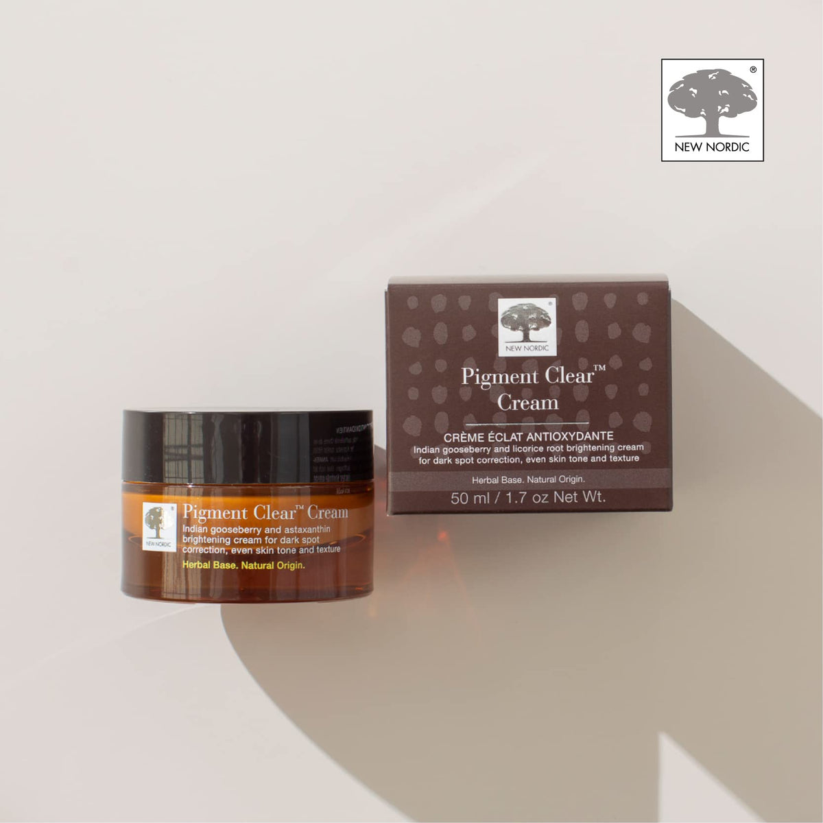 New Nordic Pigment Clear Cream, Face Cream, Dark Spot Support, Vegan, 50 ml
