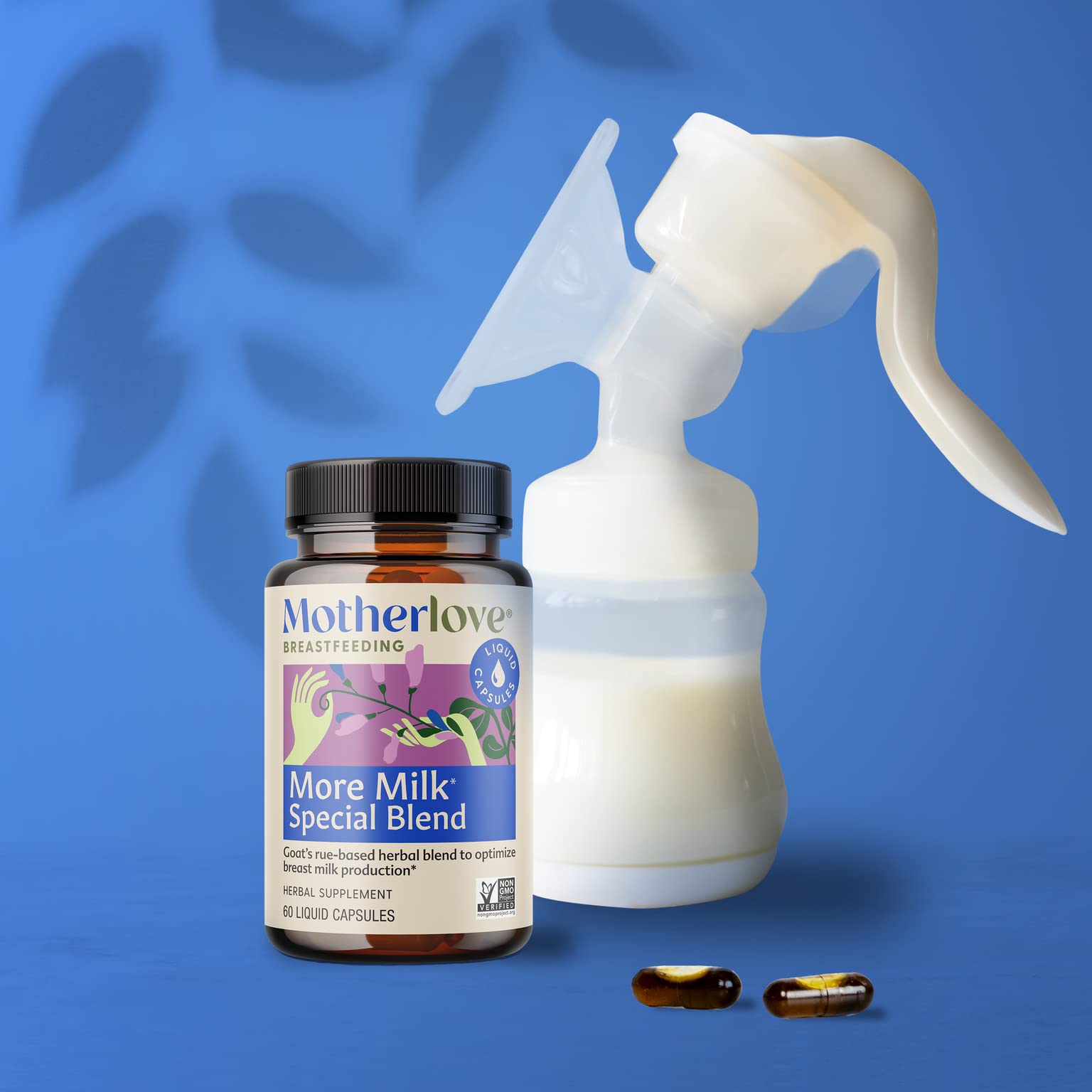 Motherlove More Milk Special Blend Vegan Capsules (60 caps) Herbal Lactation Supplement w/ Goat‚Äôs Rue to Build Mammary Tissue & Enhance Breast Milk Supply for Nursing & Pumping Moms‚ÄîOrganic Herbs, Non-GMO